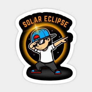 Dabbing boys Solar Eclipse sunglasses girls kid gift solar eclipse Sticker
